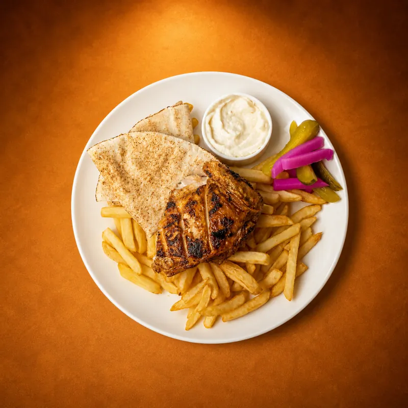 Charcoal Chicken Plate